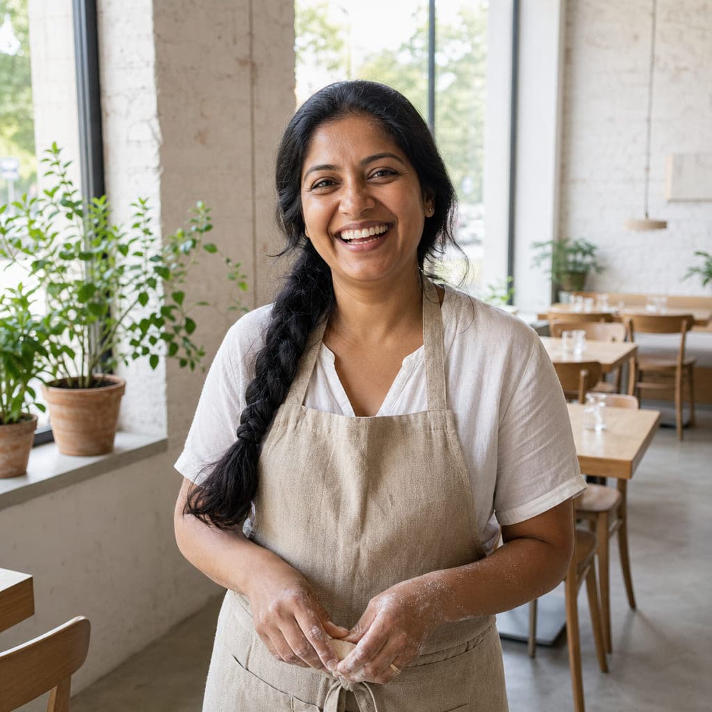 Mira Bhattacharya, Köchin, Tandoor und Brot